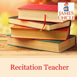 Recitation teacher Miss. Snigdha Mallick in Nilganj Bazaar